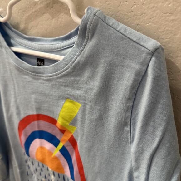 Tea Collection Rainbow Rain Lightning Long Sleeve Shirt - Picture 2 of 9